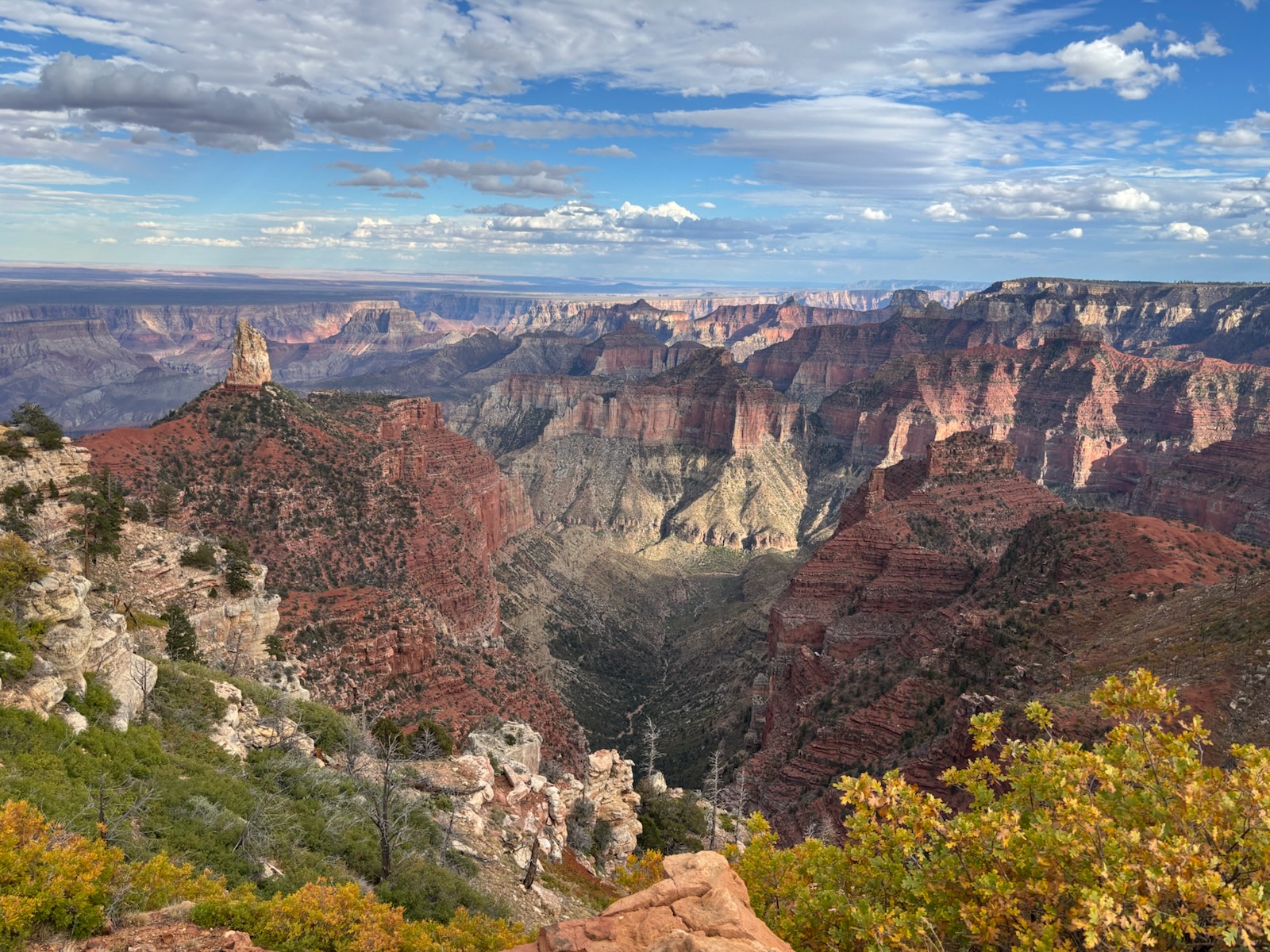 North Rim canyon view near Point Imperial in September 2025
